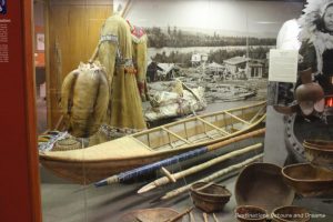 Athabaskan display at Museum of the North