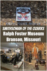 The Ralph Foster Museum of the College of the Ozarks in Branson, Missouri is known as the Smithsonian of the Ozarks #Missouri #Branson #Ozarks #museum #history
