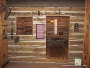 Ozarks cabin at the Ralph Foster Museum in Branson, Missouri