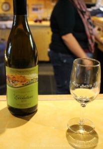 Wine tasting at Salt Spring Vineyard, British Columbia, Canada