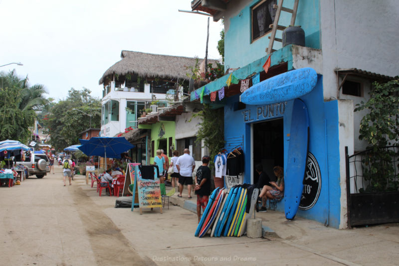 Street in Sayulita, Mexico Street in Sayulita, Mexico