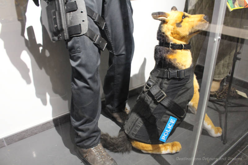 Dog armor on display at Winnipeg Police Museum