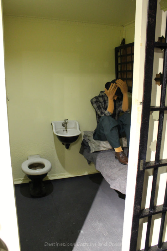 Old jail cell on display at Winnipeg Police Museum