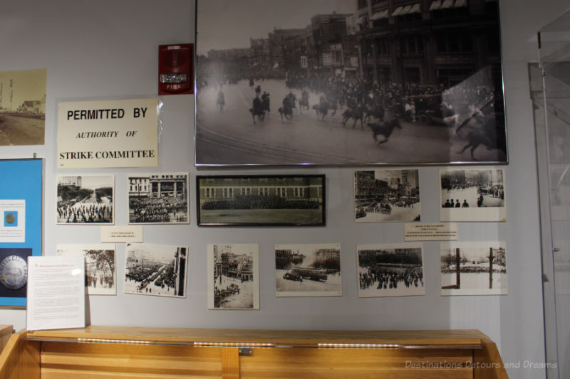 Winnipeg General Strike display at Winnipeg Police Museum