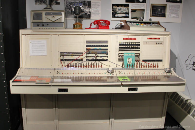 Police emergency switchboard at Winnipeg Police Museum