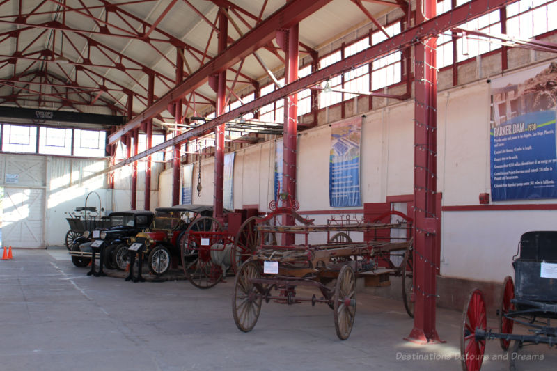 Inside the former warehouse of the Yuma Quartermaster Depot in Arizona