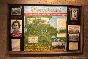 Board of information in the A Nation Reclaimed exhibit at Canadian Museum for Human Rights