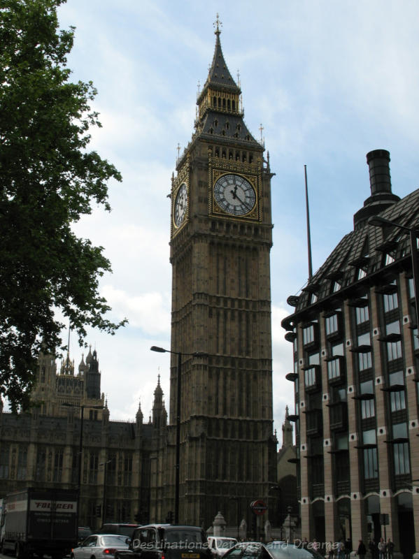 Big Ben clock and tower in London, England