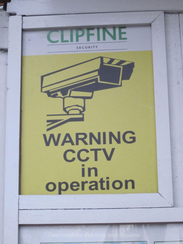 Images of London: CCTV sign CCTV sign in London