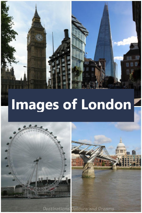 Images of London: Old and New Icons #London #England