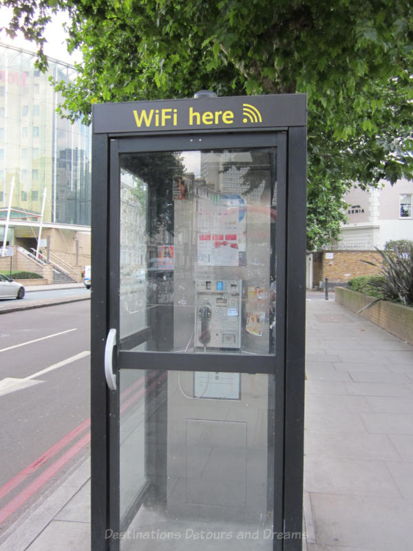 WiFi station in London