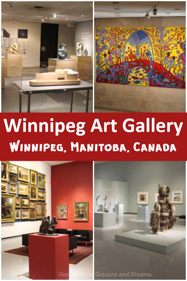 The internationally-recognized Winnipeg Art Gallery is Canada's sixth largest gallery and holds the largest collection of Inuit art #Winnipeg #art