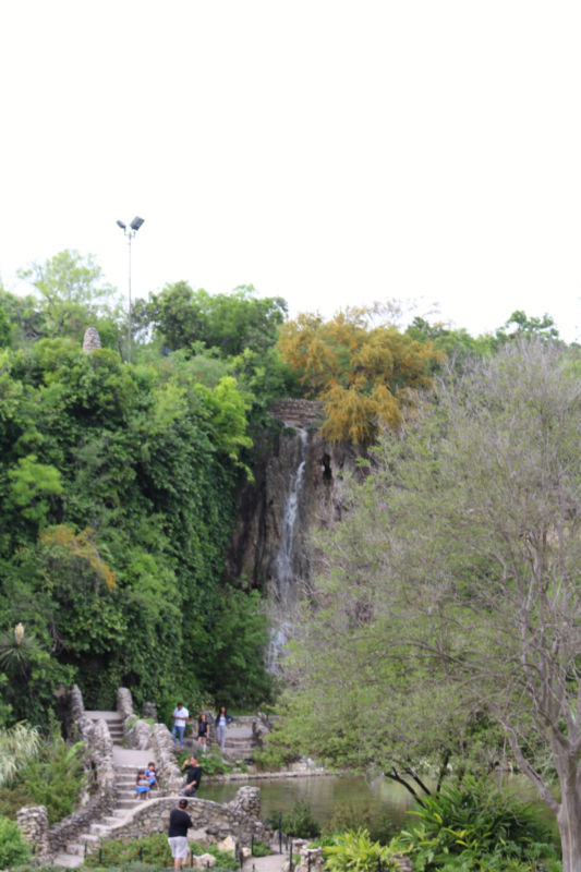 Waterfall in San Antonio Japanese Tea Garden