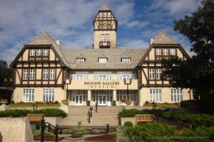 Mock Tudor building