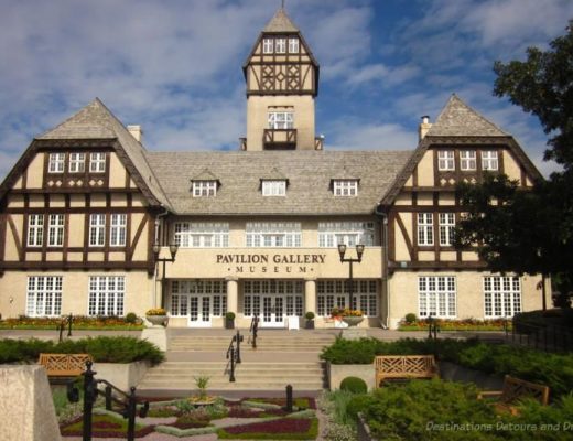 Mock Tudor building
