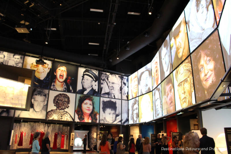 Canadian Journeys Gallery at Canadian Museum for Human Rights