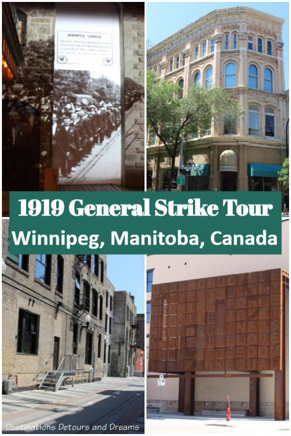 1919 Winnipeg General Strike Tour. A number of attractions in Winnipeg, Manitoba, Canada offers visitors the opportunity to explore the history and stories of the 1919 Winnipeg General Strike. #history #Canada #Winnipeg #Manitoba #museum #1919Strike