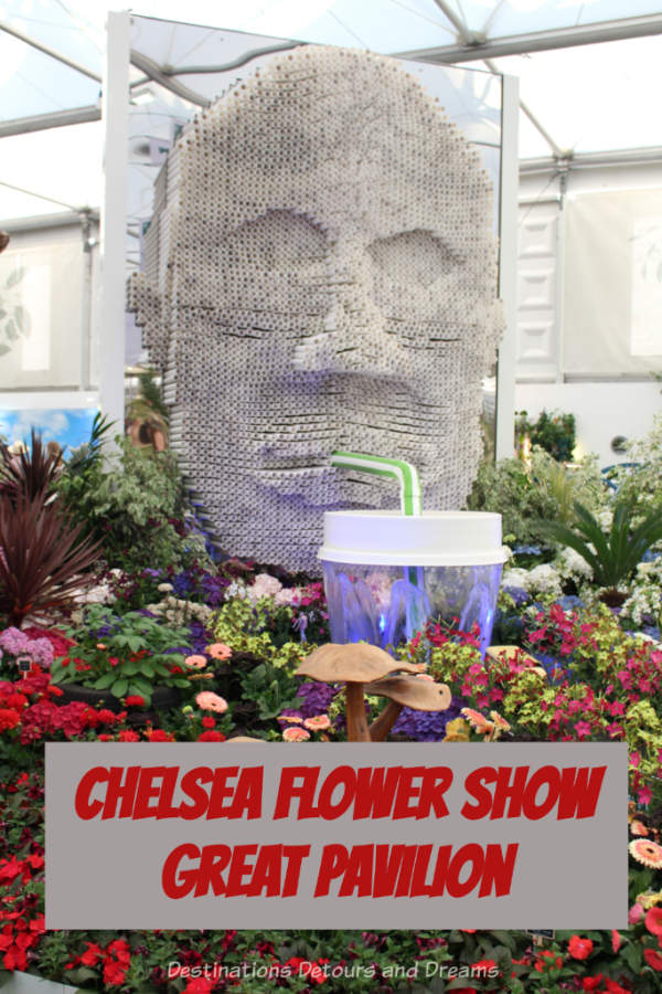 Photographs from the 2019 Chelsea Flower in London, England,  highlight what to expect inside the Great Pavilion #ChelseaFlowerShow #London #England #garden