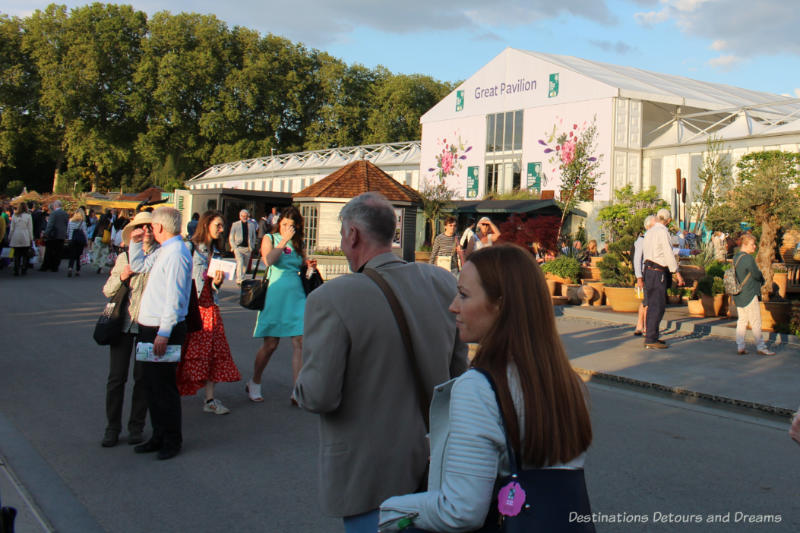 The Great Pavilion Tent at the Chelsea Flower Show