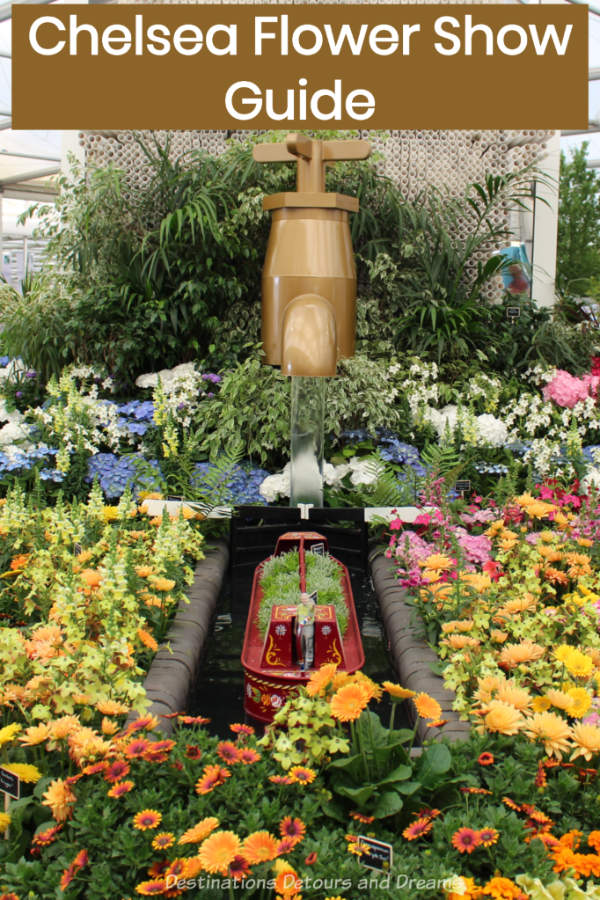About the Chelsea Flower Show and what you need to know to visit the renowned show in London, England along with highlights of the 2019 show. #London #ChelseaFlowerShow #England #Chelsea #garden