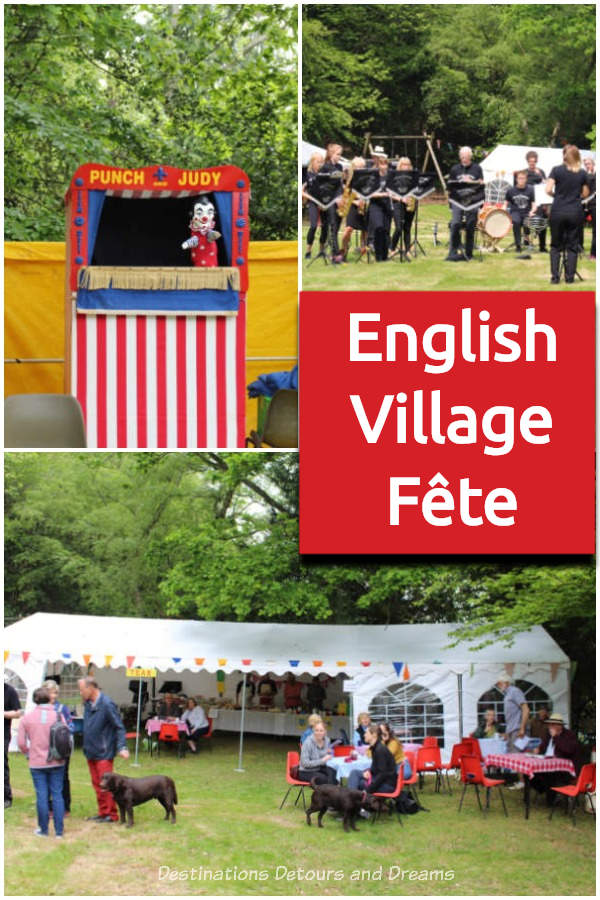 English Village Fête: A small village fête showcases the elements of a traditional English fête #England #fête #festival