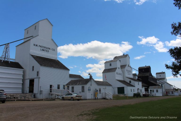 Historic Grain Elevators In Inglis, Manitoba