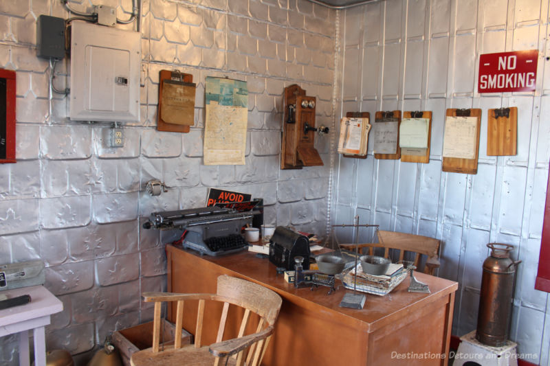 Elevator agent office at the Inglis Grain Elevators National Historic Site