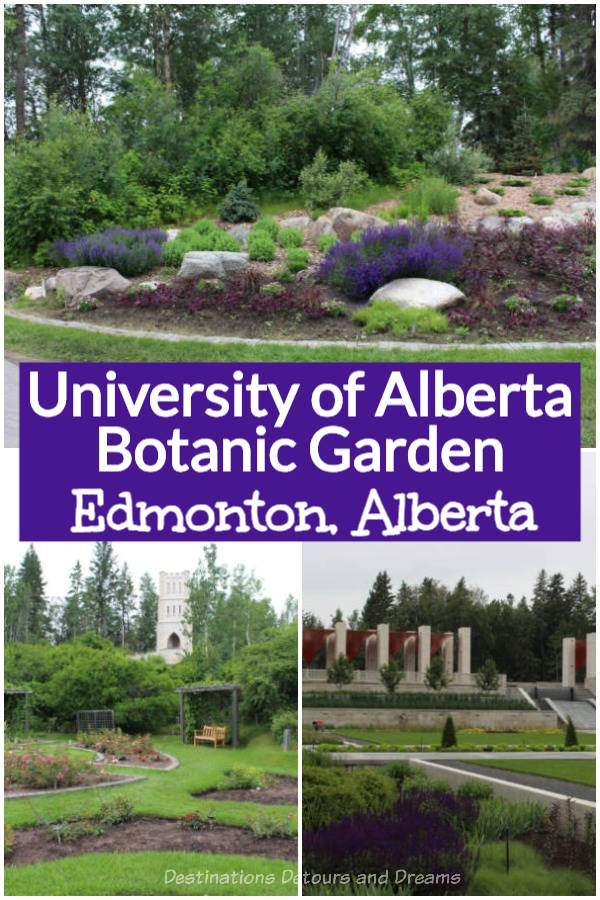 University of Alberta Botanic Garden just outside Edmonton, Alberta is an award-winning visitor attraction containing a wide diversity of plants, specialized gardens, and indoor showhouses #Alberta #Edmonton #garden #Canada