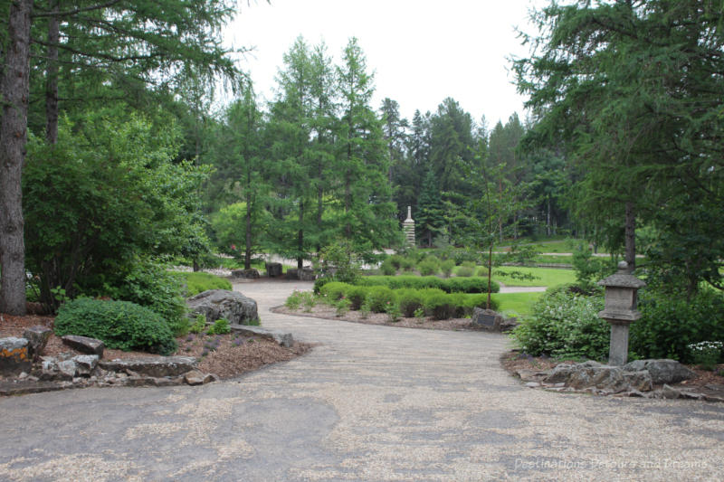 Japanese garden at University of Alberta Botanic Garden