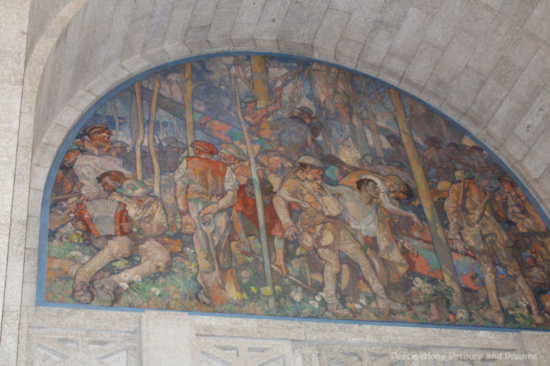 Painting commemorating Manitoba's sacrifice in the Great War