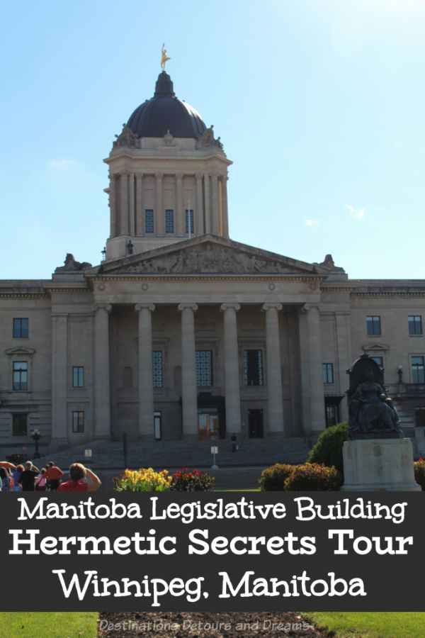 The Hermetic Code Tour explores numerological codes and Freemasonic symbols in the impressive Manitoba Legislative Building #Winnipeg #Manitoba #Canada #architecture