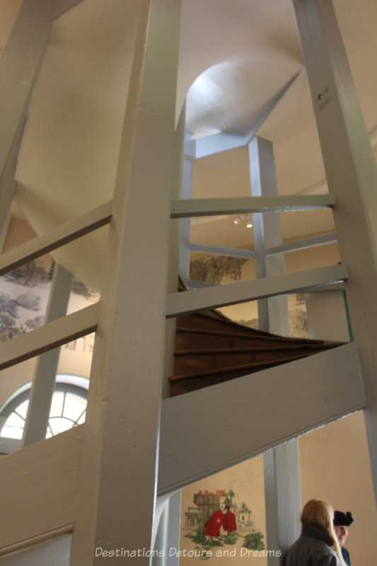 Circular staircase in Kew Gardens Great Pagoda