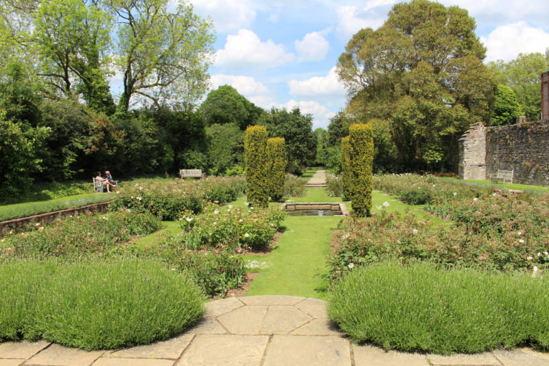 Sunken garden at Eltham Palace