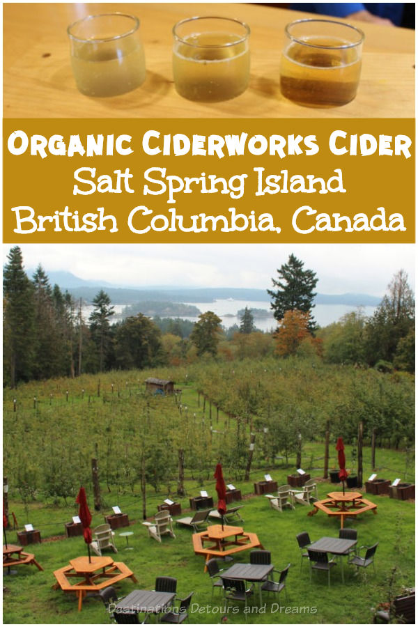 Visiting Ciderworks, a small organic apple orchard and cidery on Salt Spring Island, British Columbia, Canada #BritishColumbia #Canada #SaltSpringIsland #cider #appleorchard