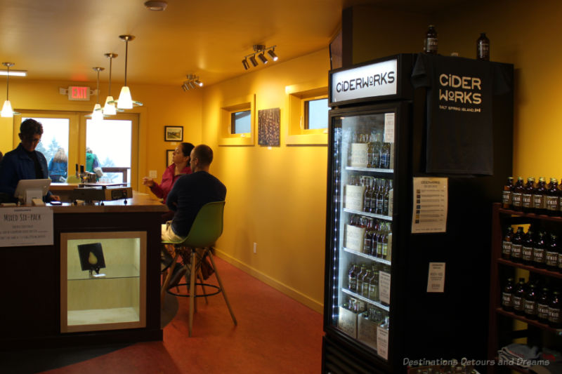 Cidery tasting room