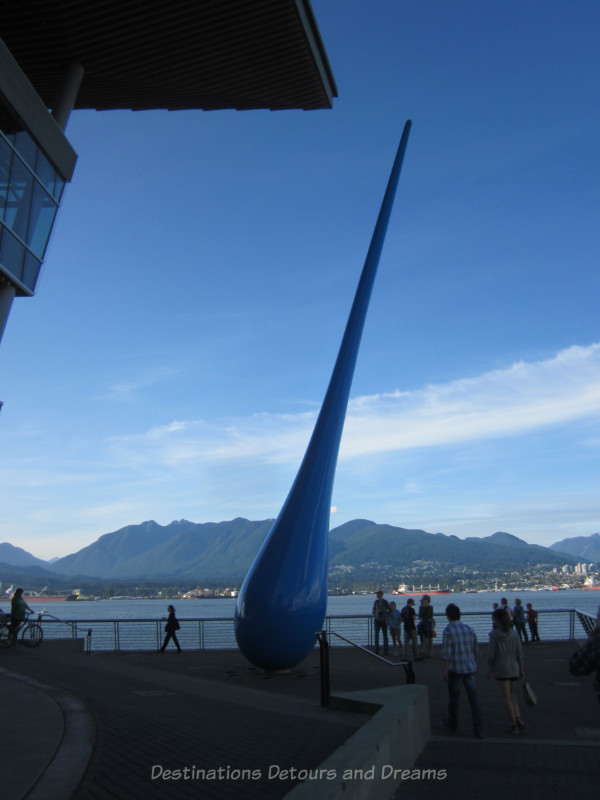 The Drop art installation at Vancouver Convention Centre