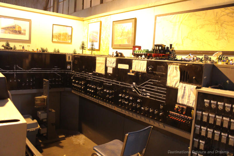 Morse Telegraph display at the Winnipeg Railway Museum