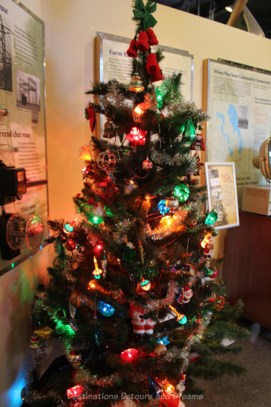 1940s and 1950s era Christmas tree