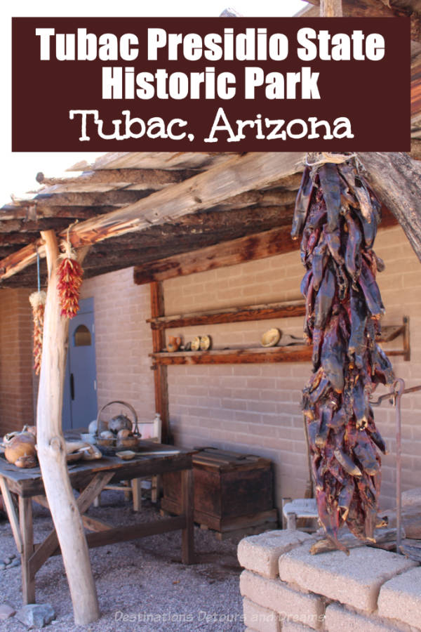 History Lives at Tubac Presidio. A former Spanish fort in Tubac, Arizona is now a state historic park showcasing Arizona history. #Arizona #Tubac #history #museum