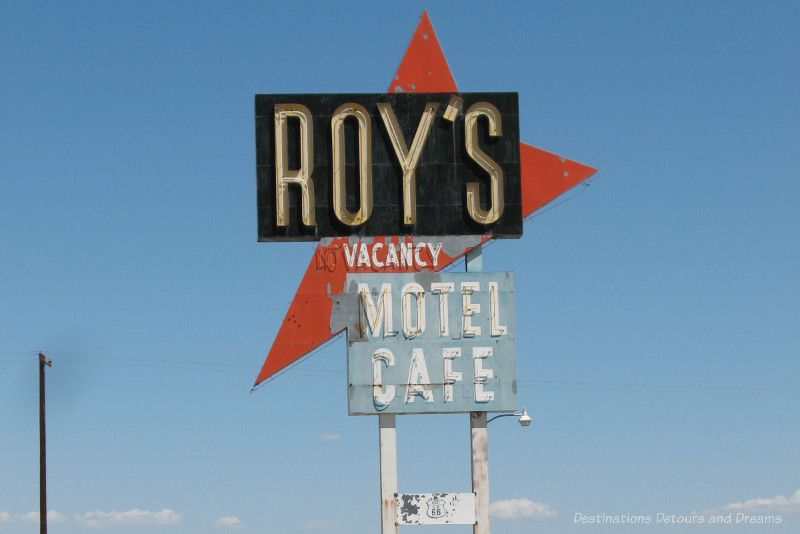 Old Roy motel sign 