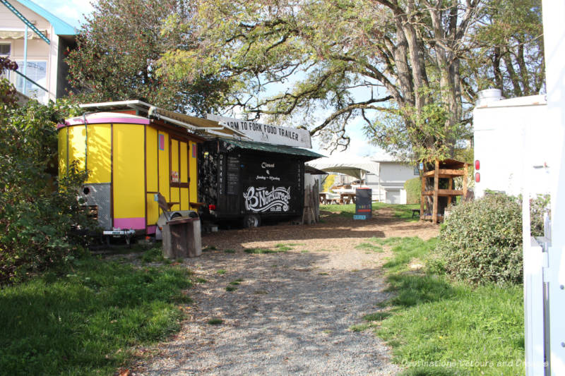 Food trucks at Salt Spring Island Food Garden