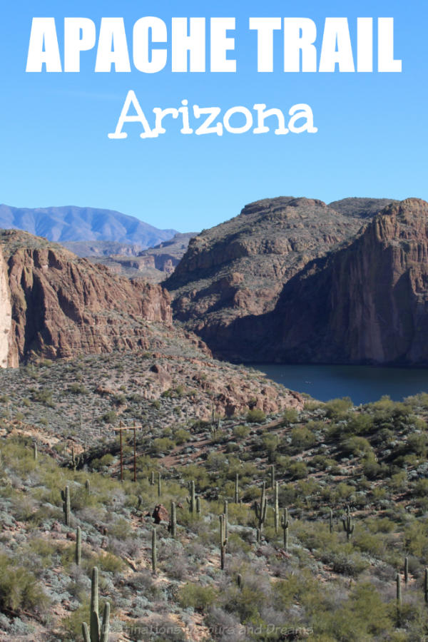 The Apache Trail is a scenic drive east of Phoenix, Arizona #Arizona #scenicdrive #mountains