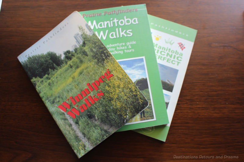 A selection of books on local walks and picnic areas