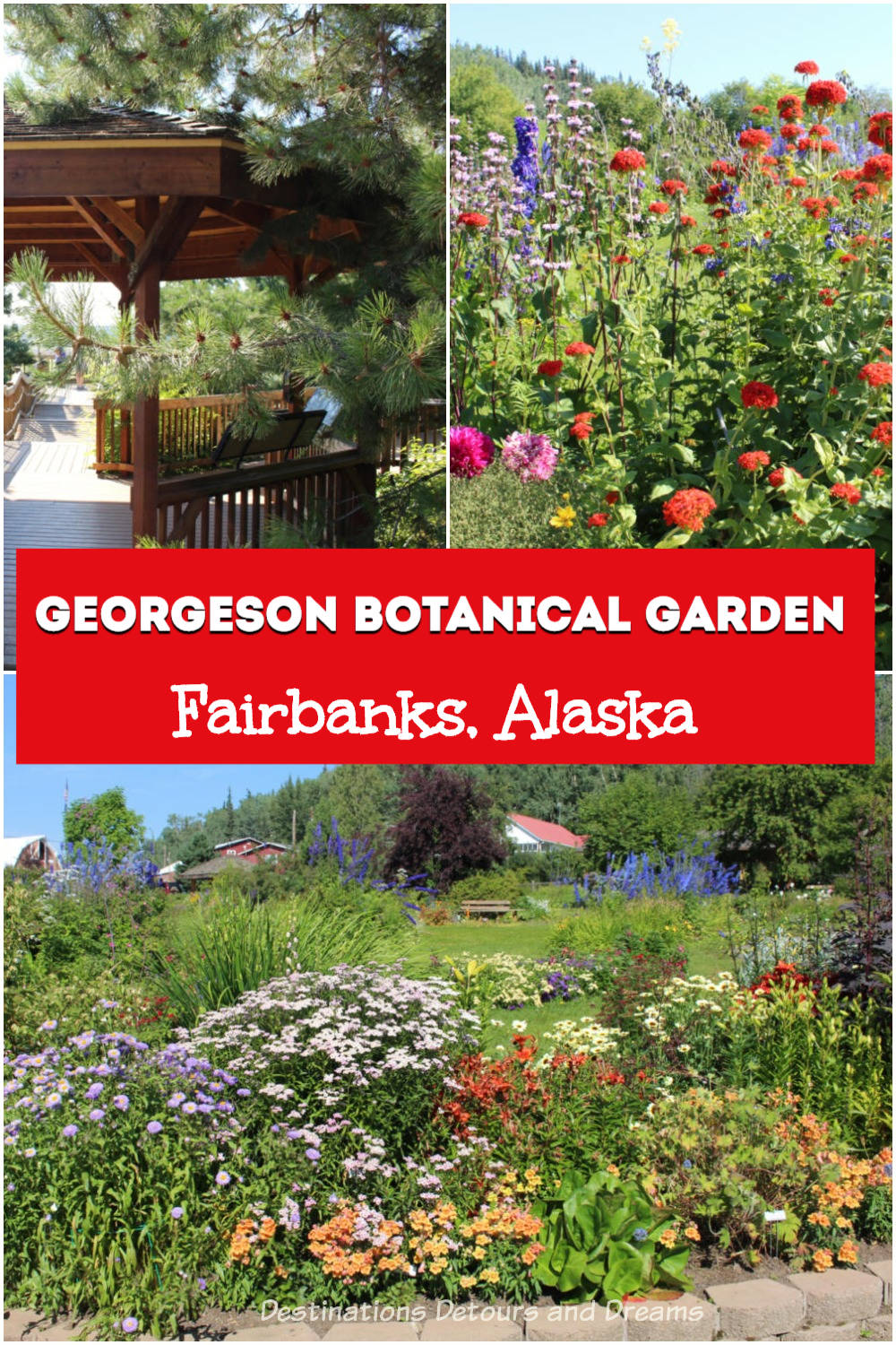 Botanical Gardens in the Heart of Alaska: Georgeson Botanical Garden in Fairbanks, Alaska #Alaska #Fairbanks #garden