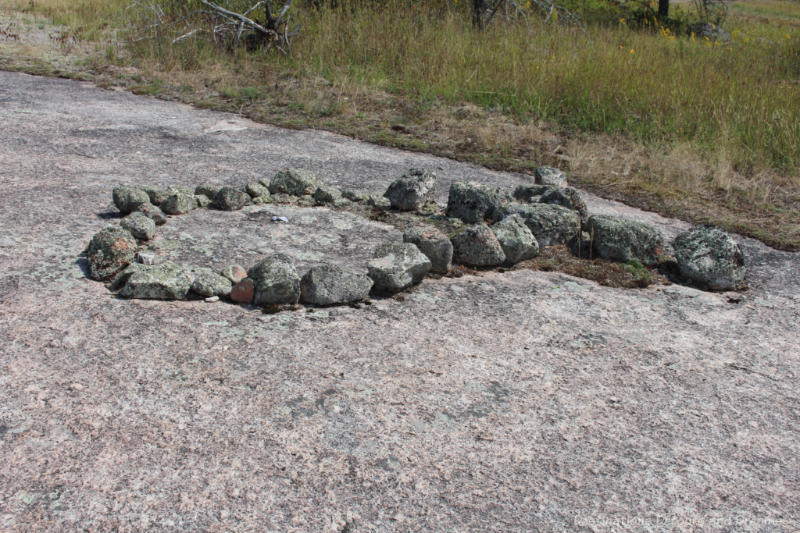 Petroform rock formation, possibility a turtle