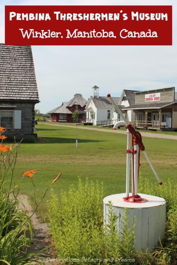 Pembina Threshermen's Museum in Winkler, Manitoba, Canada local agricultural history and Canadian prairie life