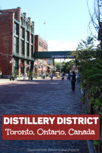 Toronto Distillery District: A Victorian industrial site in Toronto, Ontario, Canada is now an arts, culture, and entertainment destination and a top Toronto attraction