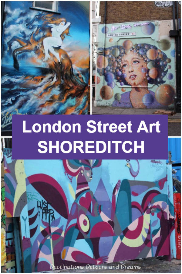 London Street Art in Shoreditch - The East End of London boasts an amazing and ever-changing collection of street art.