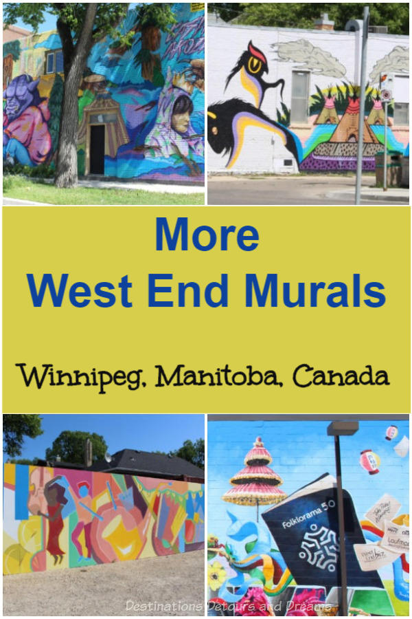 More Winnipeg West End Murals: a sampling of the large collection of murals found in the West End neighbourhood of Winnipeg, Manitoba, Canada #Winnipeg #Manitoba #art #murals