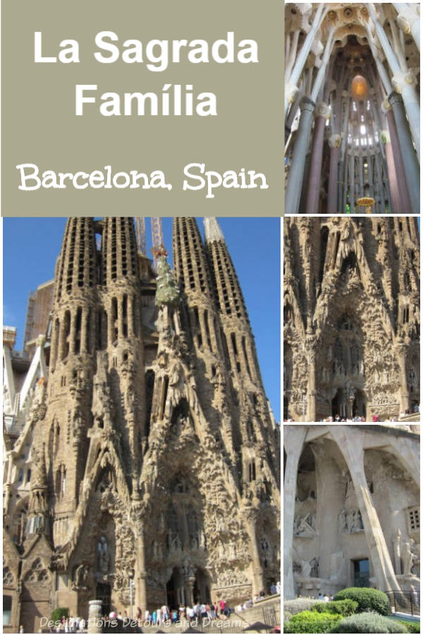 La Sagrada Família: the famous cathedral designed by architect Antoni Gaudí is a landmark in Barcelona, Spain